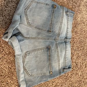 denim shorts